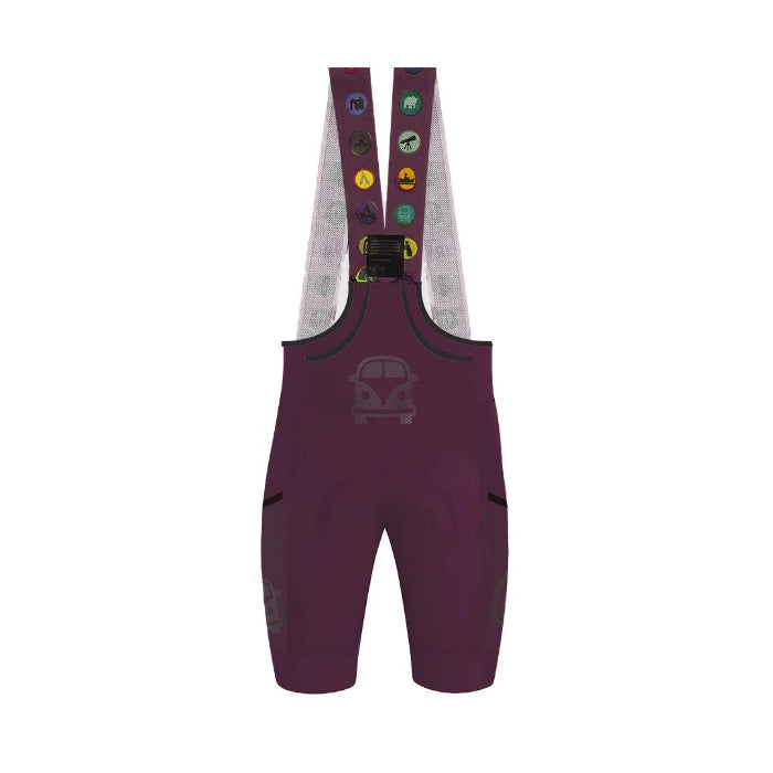 CAMPER CARGO EGGPLANT WOMEN BIBSHORTS