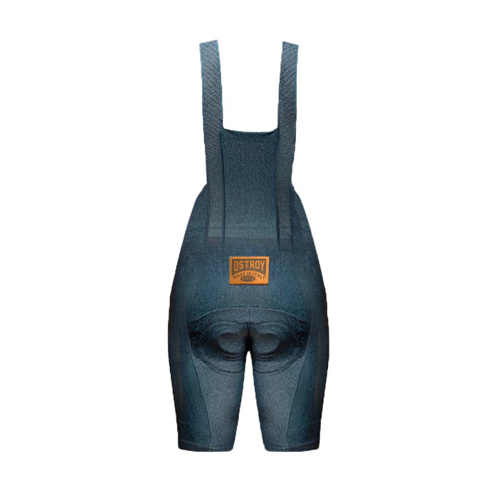 DENIM BIBSHORTS