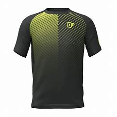 Short Sleeves RC Run "Black/Yellow" Jersey
