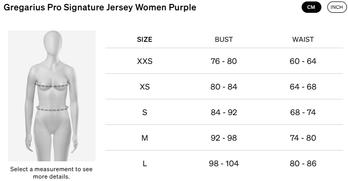 GREGARIUS PRO SIGNATURE WOMEN JERSEY