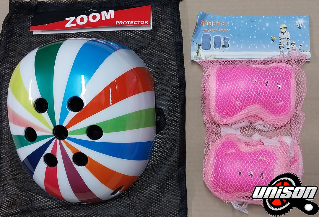 Helmet for Kids with Arm&Knee Protector