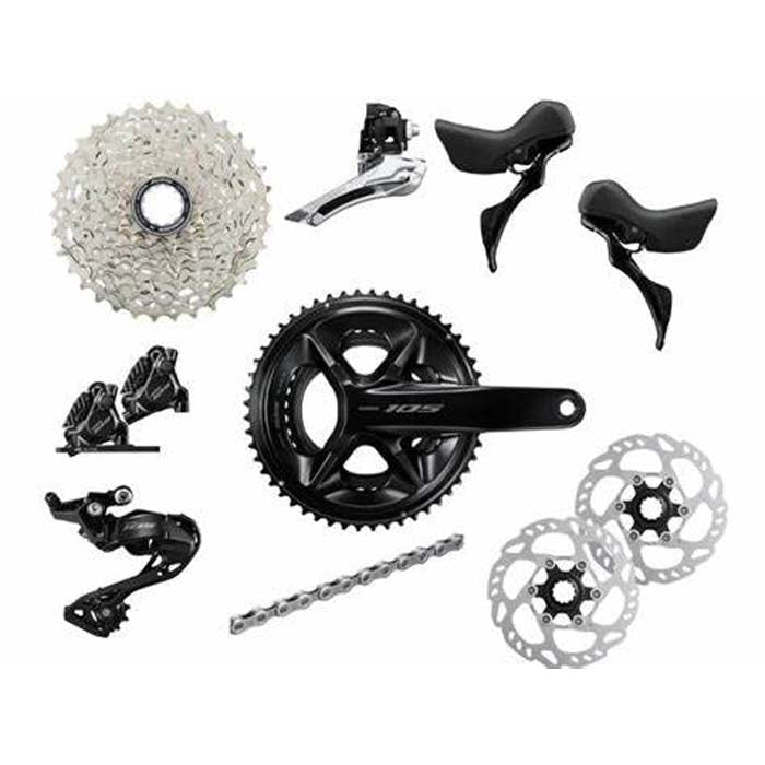 SHIMANO 105 Hydraulic Disc GROUPSET (R7120 SERIES (12-Speed))